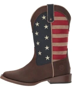 Roper Kids American Patriot (Toddler/Little Kid) | Boots -Shoezy Store 71 TfGIBz0L. AC SR736920