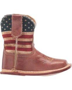 Roper Kids Cowbaby American Flag (Infant/Toddler) | Boots -Shoezy Store 71FhD9vDroL. AC SR736920