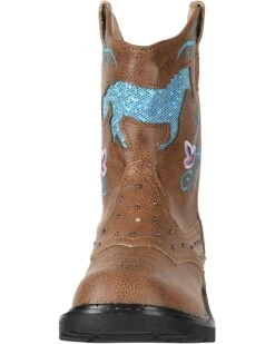 Roper Kids Horse Flowers (Toddler/Little Kid) | Boots -Shoezy Store 71VCfcW42JL. AC SR736920