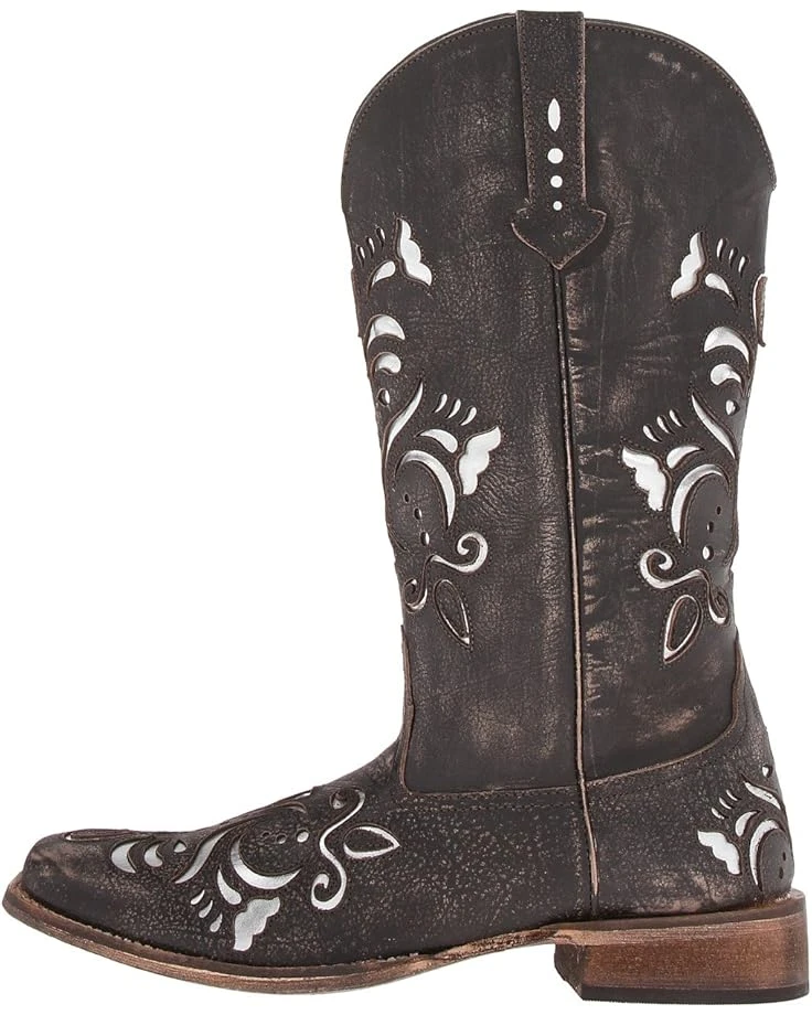 Roper Laser Cut Metallic Underlay Boot | Boots 6 Roper Laser Cut Metallic Underlay Boot | Boots - Image 4