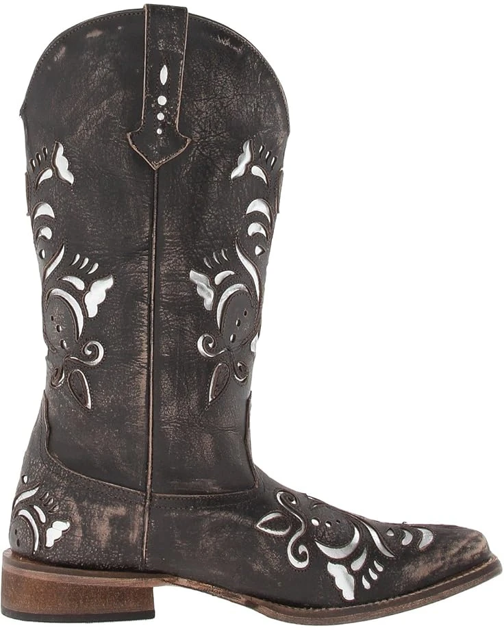 Roper Laser Cut Metallic Underlay Boot | Boots 8 Roper Laser Cut Metallic Underlay Boot | Boots - Image 6