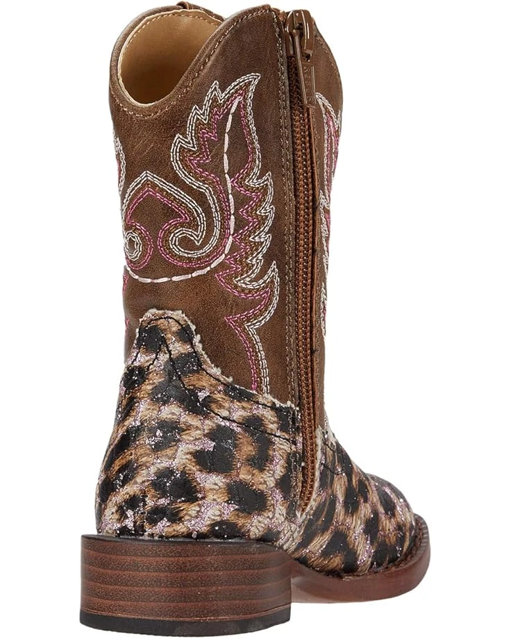 Roper Kids Glitter Leopard (Toddler) | Boots 7 Roper Kids Glitter Leopard (Toddler) | Boots - Image 5
