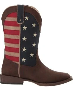Roper Kids American Patriot (Toddler/Little Kid) | Boots -Shoezy Store 71vuW2YspOL. AC SR736920