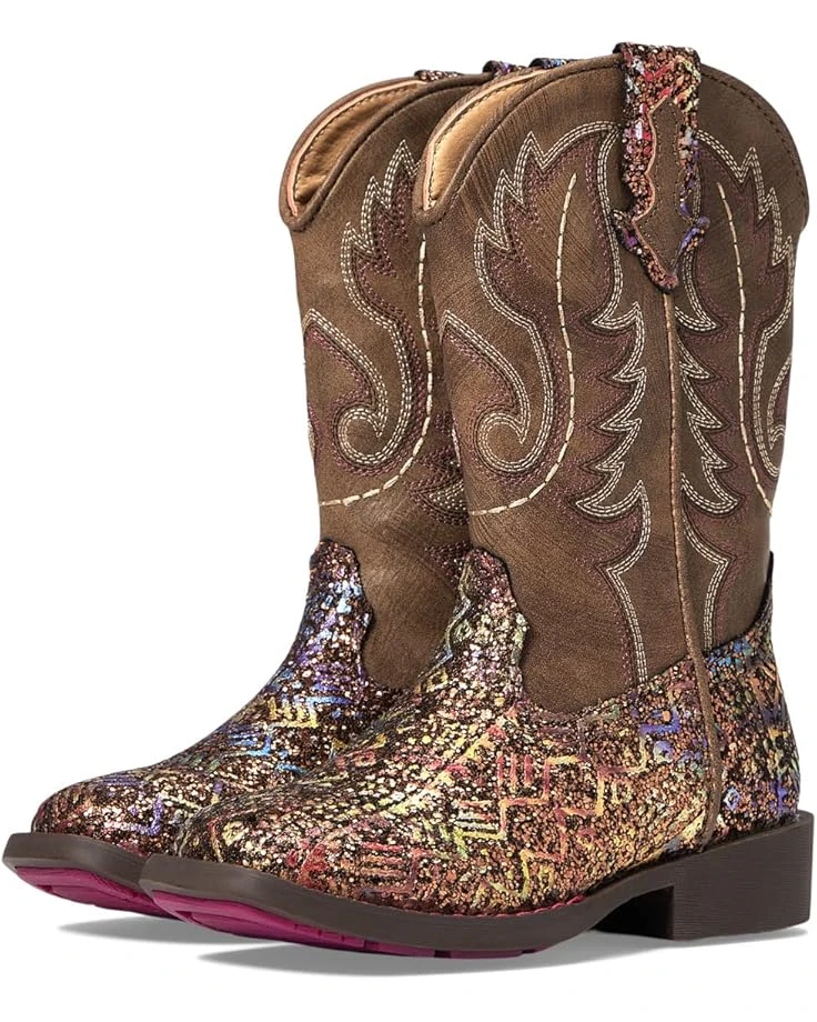 Roper Kids Glitter Aztec (Toddler/Little Kid) | Boots 3 Roper Kids Glitter Aztec (Toddler/Little Kid) | Boots