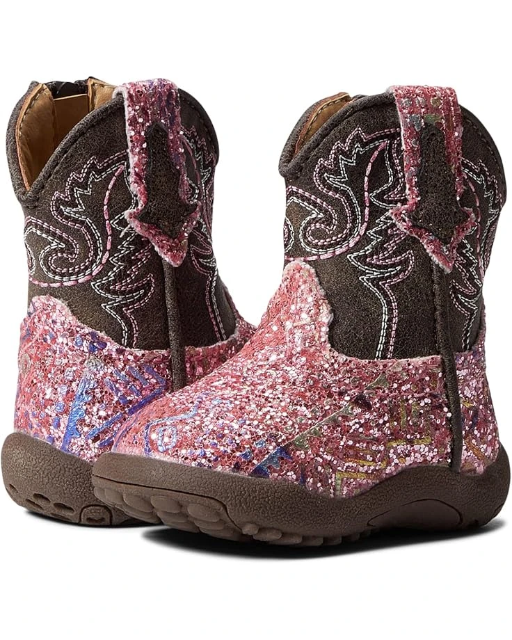 Roper Kids Glitter Aztec (Infant/Toddler) | Boots 3 Roper Kids Glitter Aztec (Infant/Toddler) | Boots