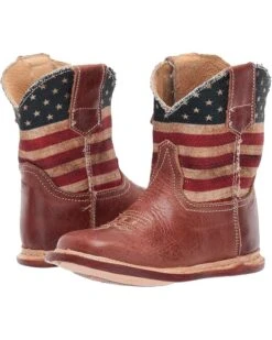 Roper Kids Cowbaby American Flag (Infant/Toddler) | Boots