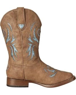 Roper Kids Glitter Breeze Square Toe Boot (Toddler/Little Kid) | Boots -Shoezy Store 81FHuEjtLZL. AC SR736920