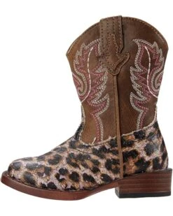 Roper Kids Glitter Leopard (Toddler) | Boots 11 Roper Kids Glitter Leopard (Toddler) | Boots -Shoezy Store 81REvudvP9L. AC SR736920