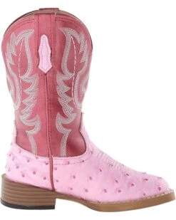 Roper Kids Square Toe Ostrich (Toddler/Little Kid) | Boots -Shoezy Store 81Rb9naXOL. AC SR736920