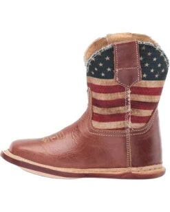 Roper Kids Cowbaby American Flag (Infant/Toddler) | Boots -Shoezy Store 81nnVPGjZAL. AC SR736920