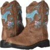 Roper Kids Horse Flowers (Toddler/Little Kid) | Boots -Shoezy Store 912L6tAQwxL. AC SR736920